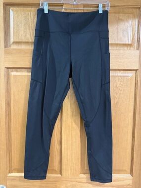 ZYIA Black High-Waist Pocket Leggings